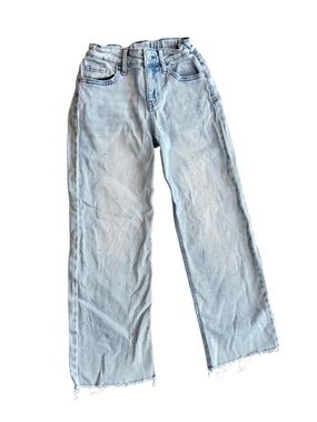 Art Class Light Wash Straight Leg Jeans - Pale Blue Size 7
